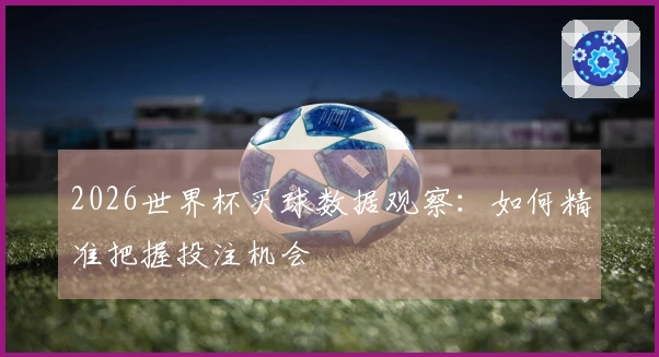 2026世界杯买球数据观察：如何精准把握投注机会